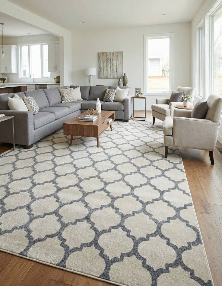 Detail image of  10' x 14' Lattice Rug