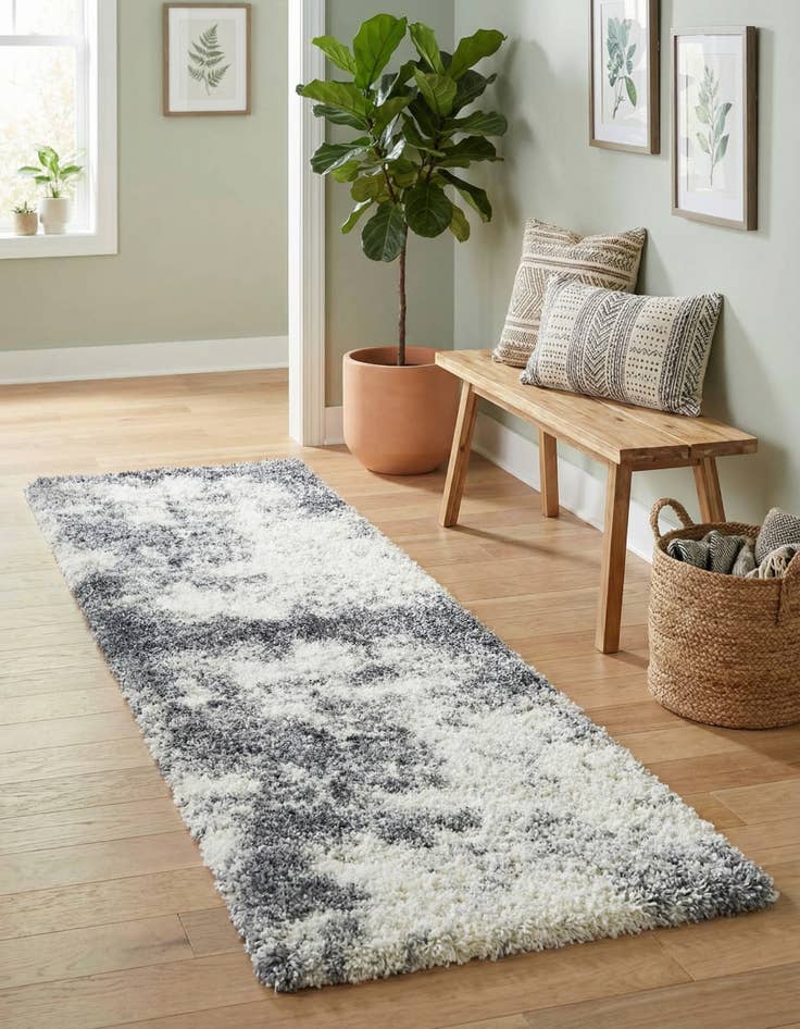 Detail image of 2' x 6' 7 Soft Touch Shag Runner Rug