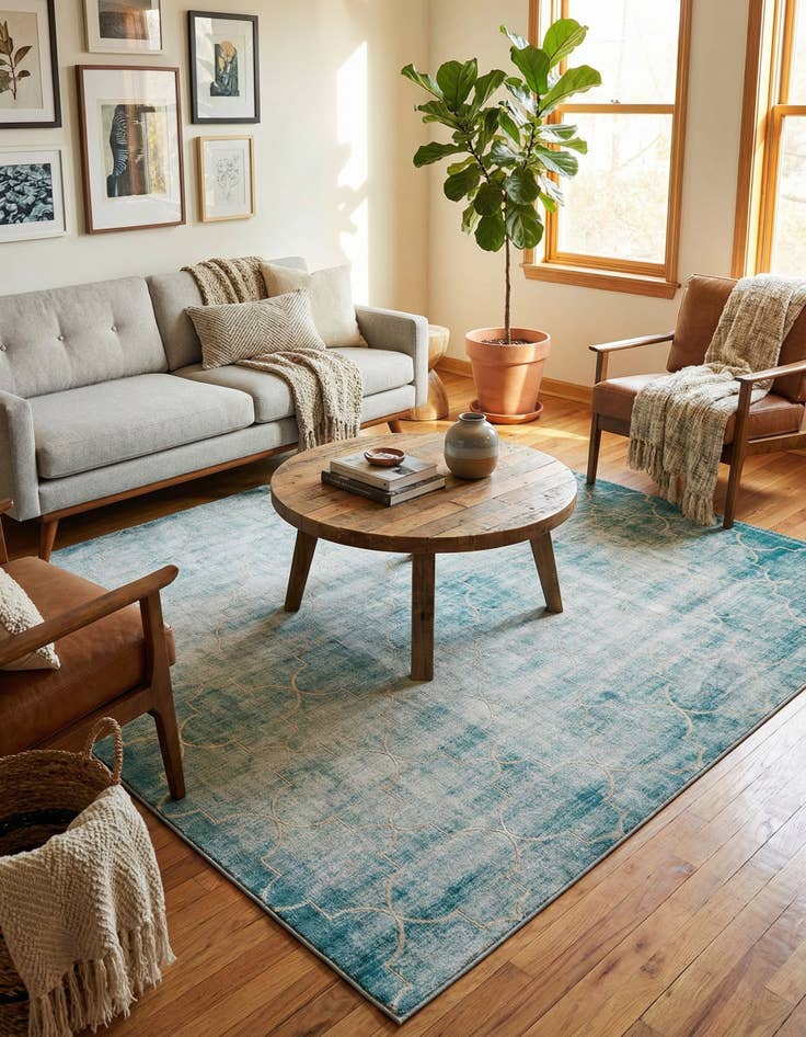 Detail image of Jill Zarin 7' 10 x 7' 10 Uptown Lincoln Center Square Rug