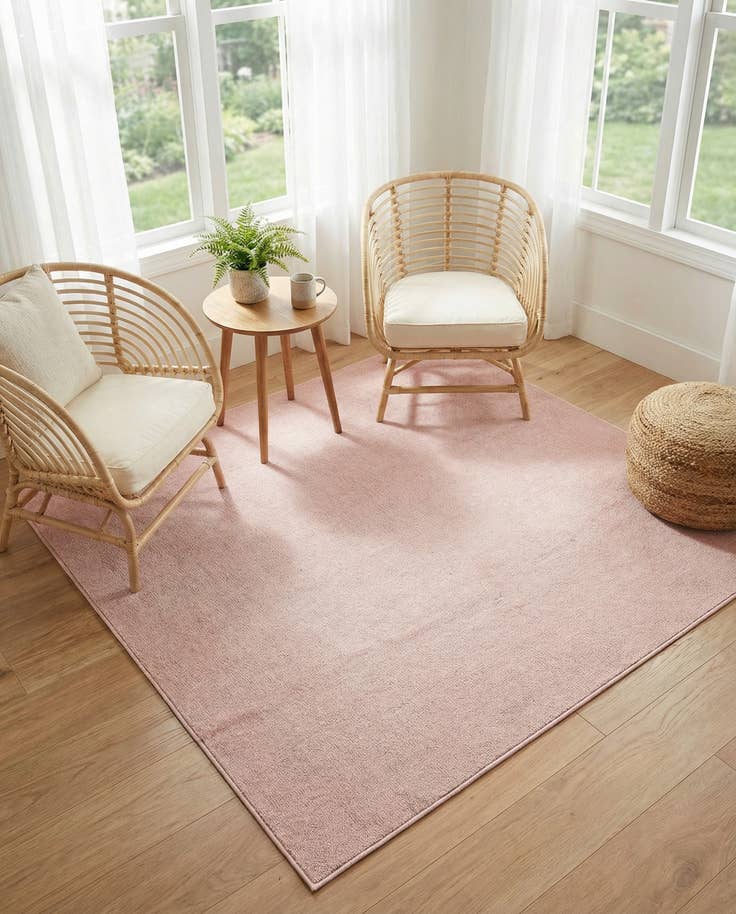 Detail image of 5' 3 x 5' 3 Everyday Solid Square Rug
