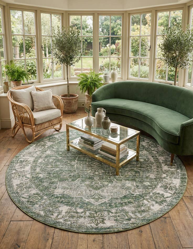 Detail image of 7' 10 x 7' 10 Isabella Round Rug