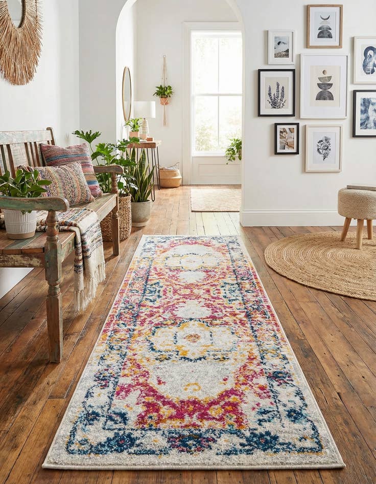 Detail image of 2' x 6' Madeline Vintage Runner Rug