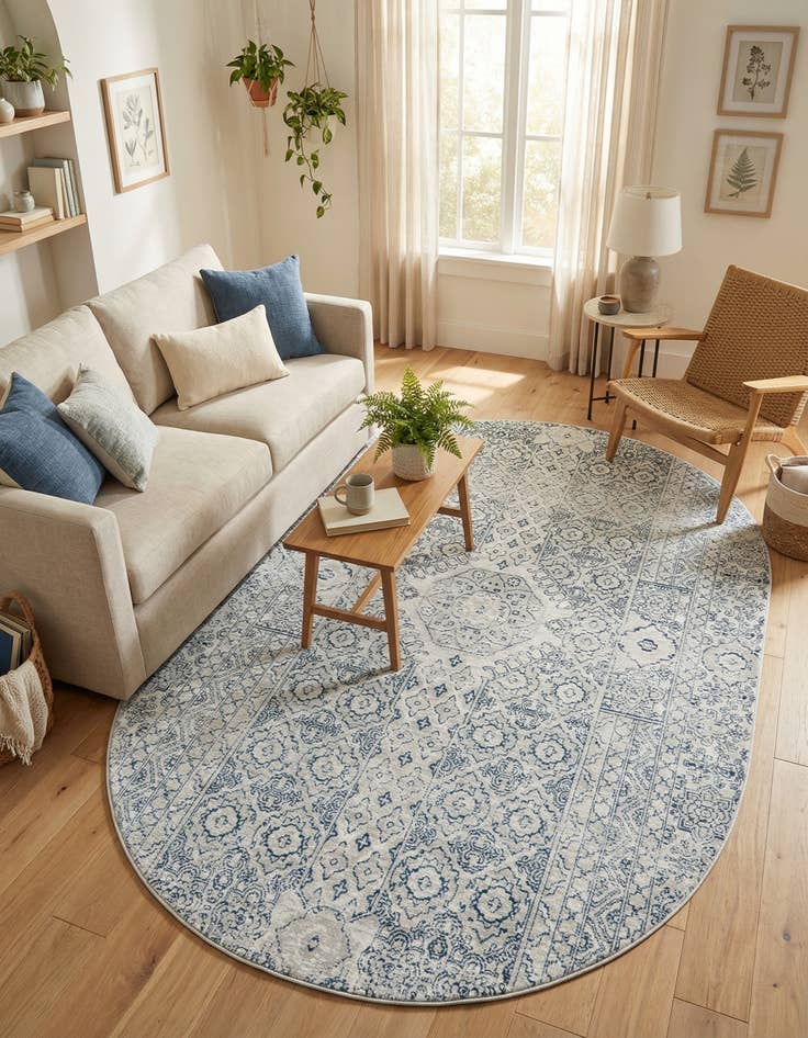 Detail image of 5' 3 x 8' Newport Oval Rug