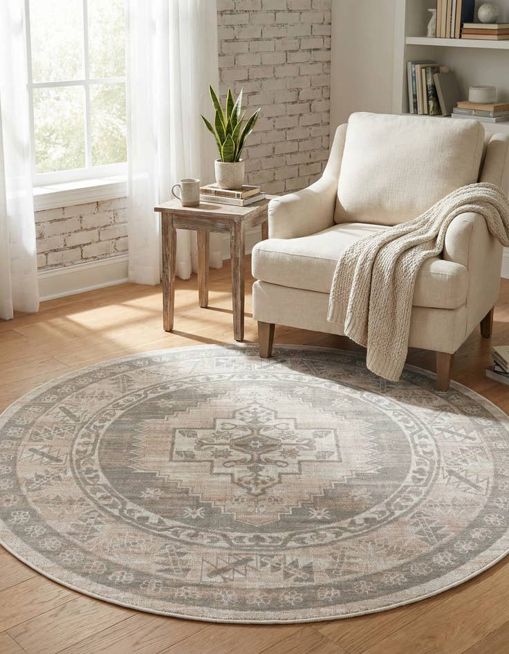 Detail image of 4' 1 x 4' 1 Whitney Round Rug