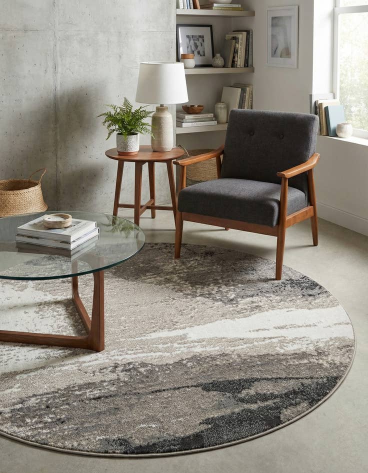 Detail image of 5' x 5' Oslo Round Rug