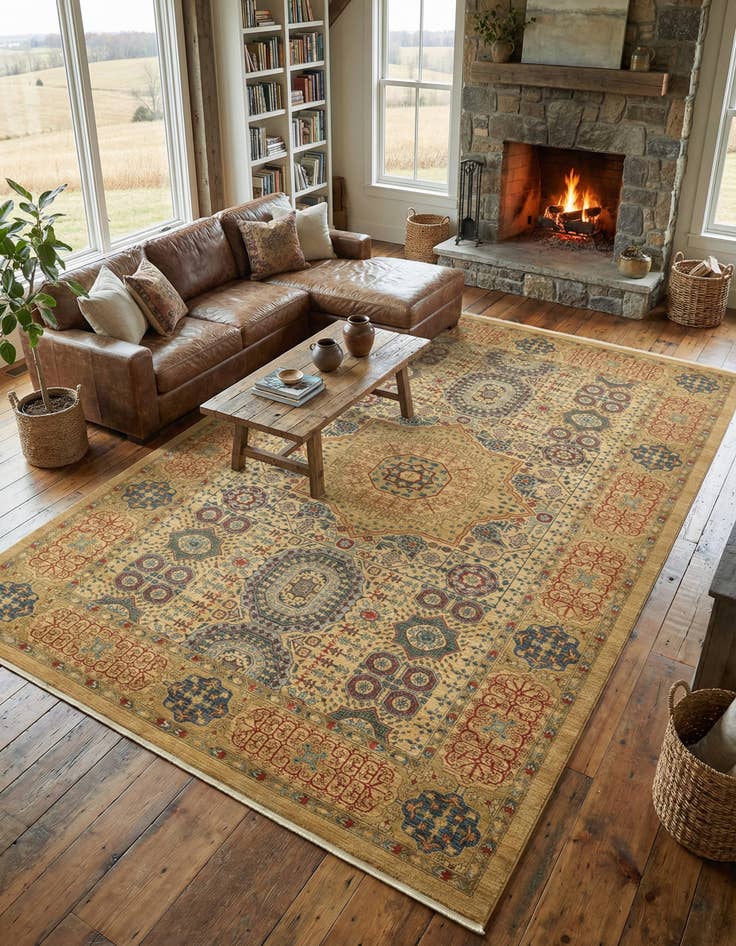 Detail image of 10' 8 x 16' 5 Mamluk Rug