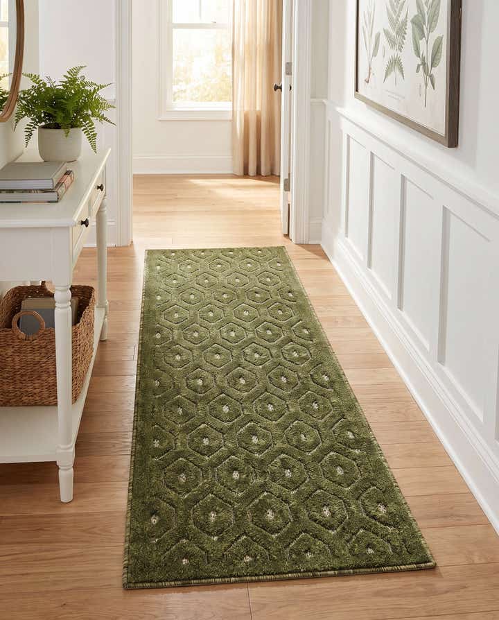 60cm x 185cm Makkelijk schoon te maken Trellis Textured Binnen / buiten Loper Vloerkleed