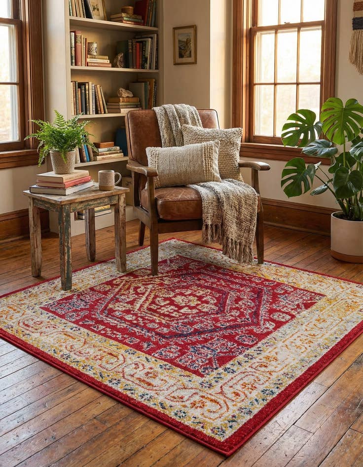 Detail image of 4' x 4' Aurelia Square Rug