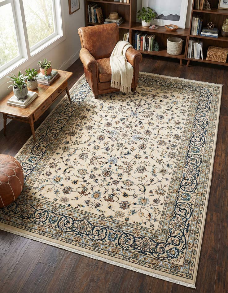 Detail image of 6' x 9' Nain Design Rug