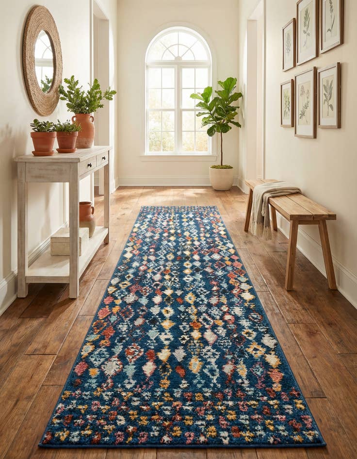 Detail image of 2' 7 x 10' Morocco Runner Rug