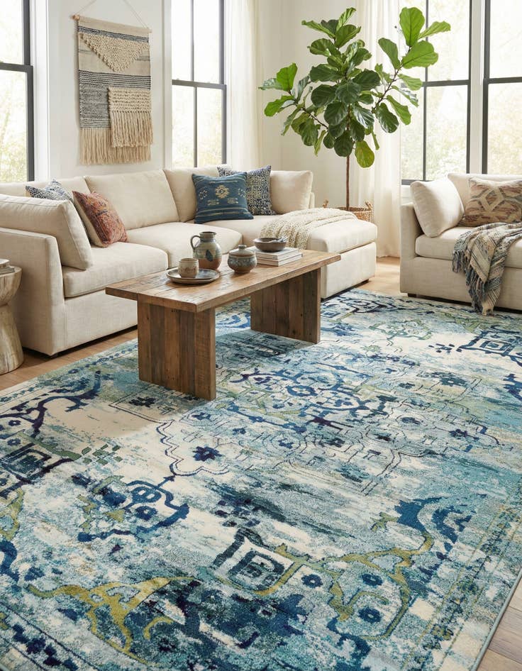 Detail image of 10' 6 x 16' 5  Washable Palazzo Rug