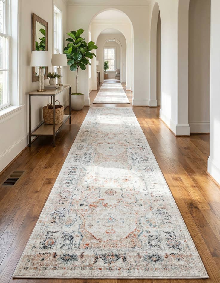 Detail image of 2' 7 x 19' 8 Madeline Vintage Runner Rug