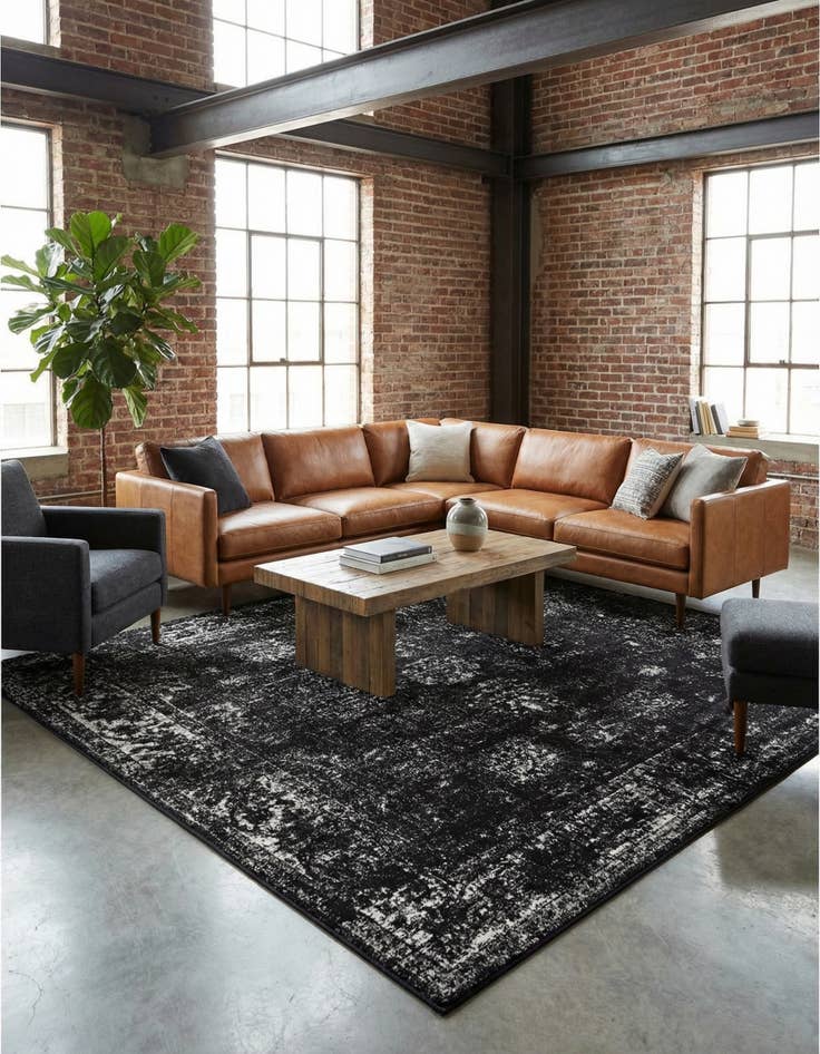 Detail image of 10' x 10' Monte Carlo Square Rug