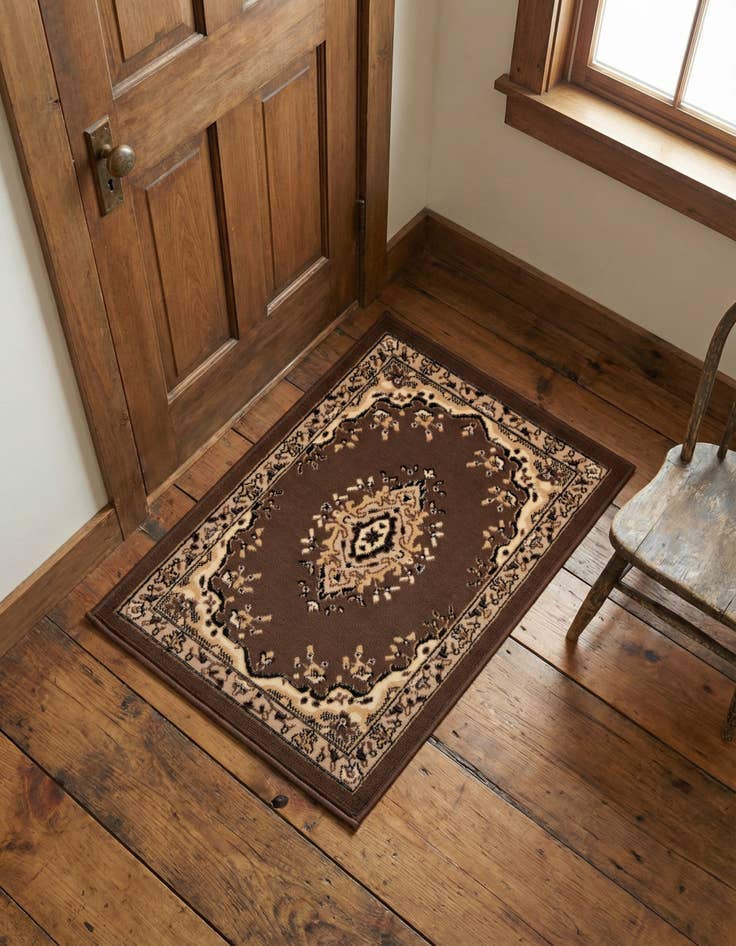 Detail image of 2' x 3' Mashad Design Rug