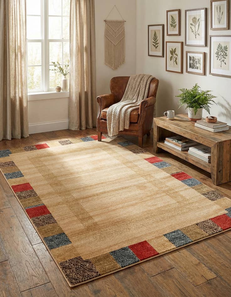 Detail image of 6' x 9' Kashkuli Gabbeh Rug