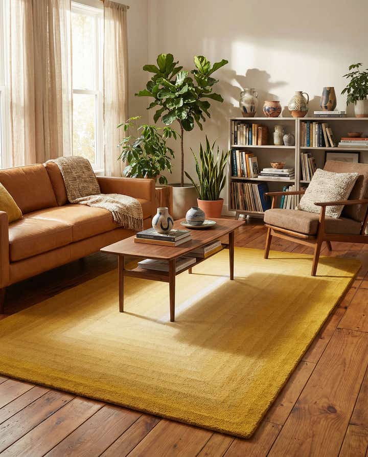 5' 1 x 8' Ombre Wool Rug