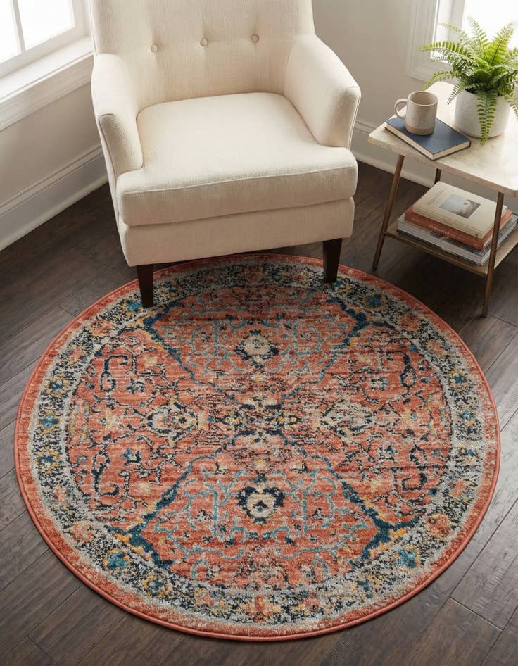 Detail image of 3' 3 x 3' 3 Lola Round Rug