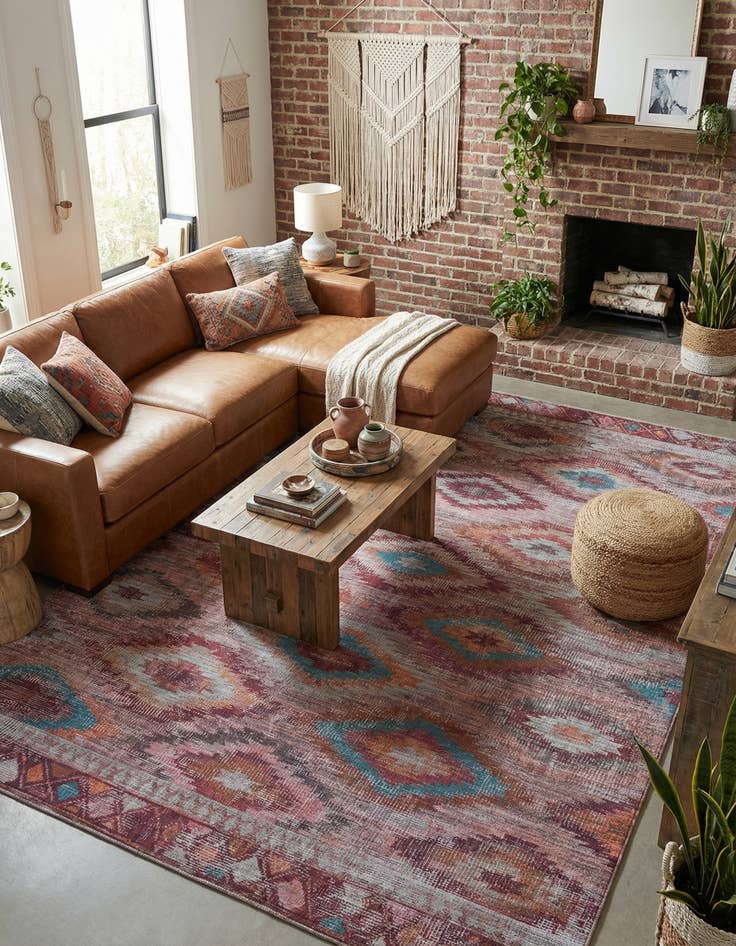 Detail image of 9' 2 x 12' Washable Sisu Rug
