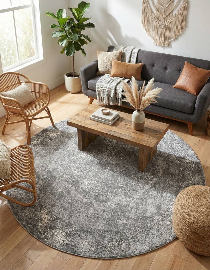 Detail image of 10' x 10' Oregon Round Rug