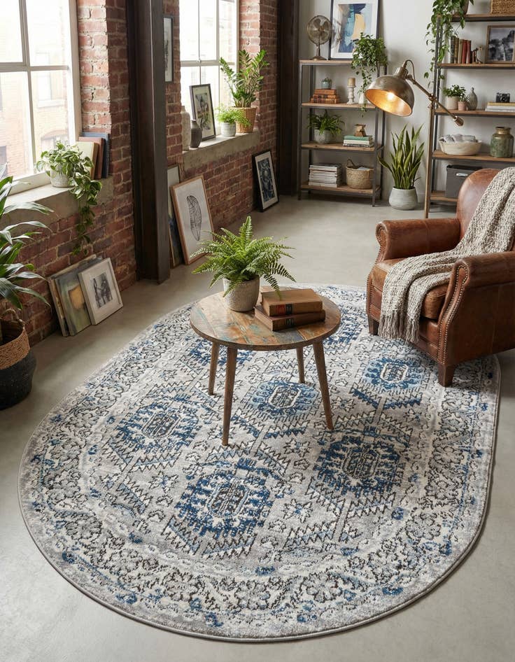 Detail image of  4' x 6' Nyla Oval Rug