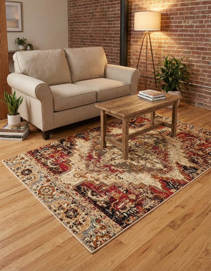 Detail image of 4' x 6' Saturn Rug