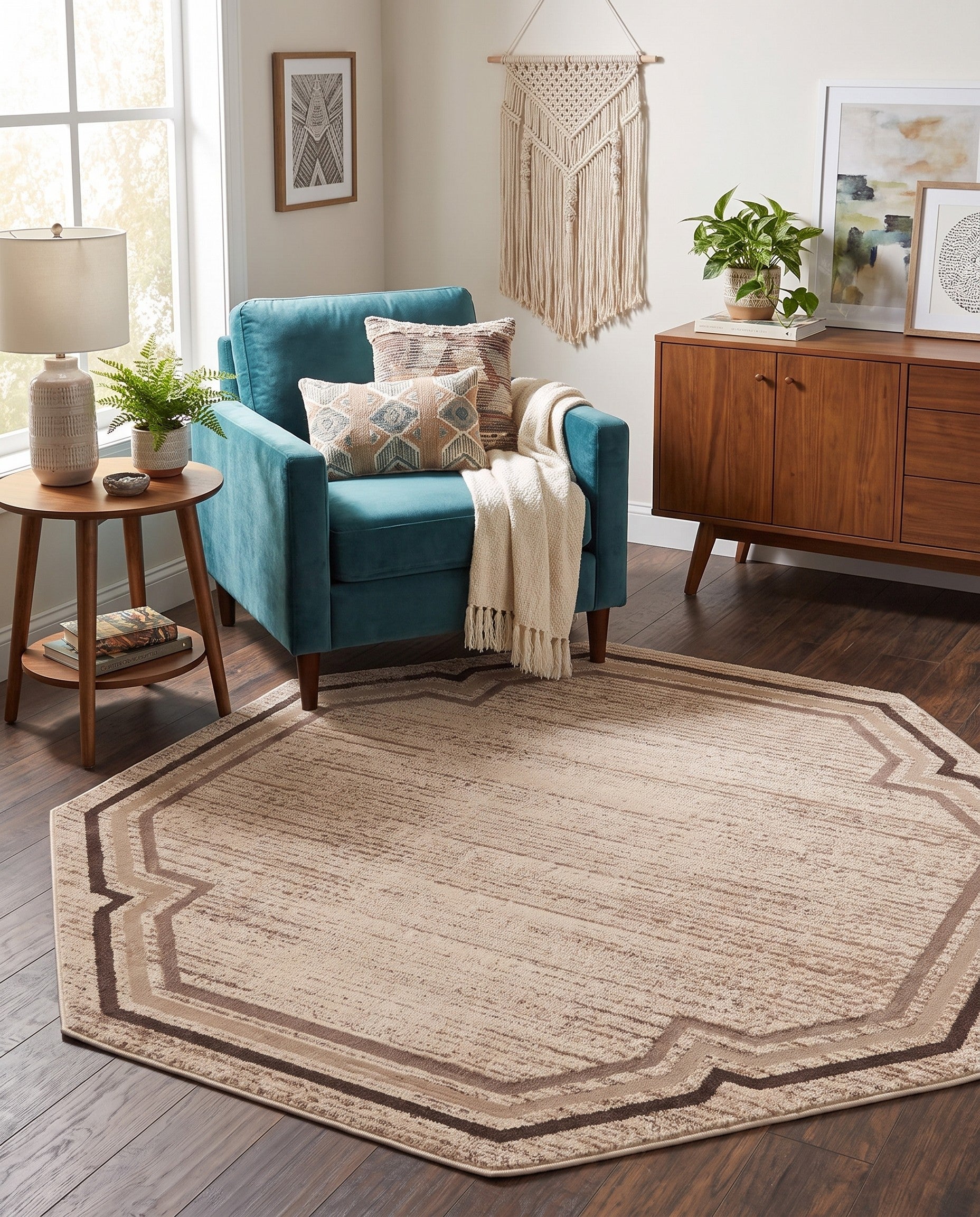 6' x 6' Oasis Octagon Rug