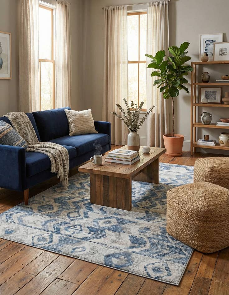 Detail image of 5' x 8' Caspian Rug