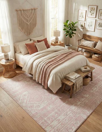Pink Lennon Rug