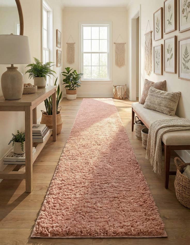 Detail image of 2' 6 x 19' 8 Everyday Shag Runner Rug