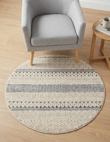 3' 3 x 3' 3 Arlo Round Rug