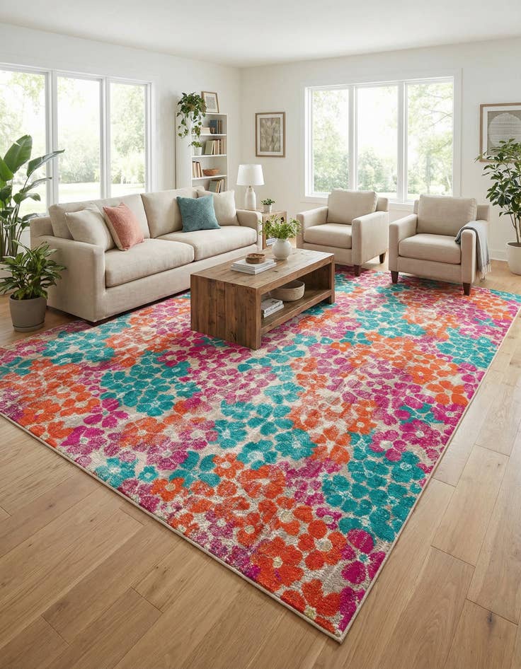 Detail image of  9' x 12' Azalea Rug