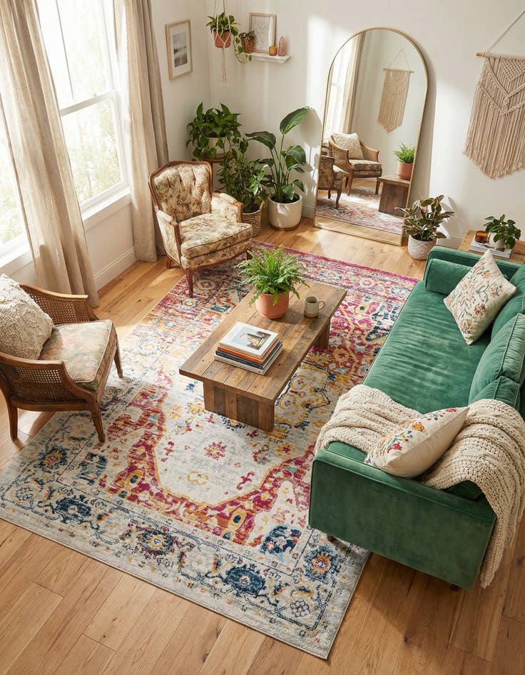 Detail image of 7' x 10' Madeline Vintage Rug