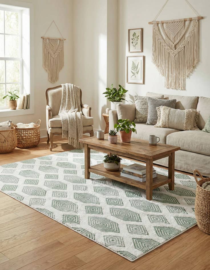 Detail image of 4' 5 x 6' Sabrina Soto Casa Havana Rug