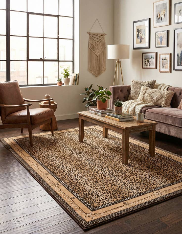 Detail image of 7' 1 x 10' Safari Rug