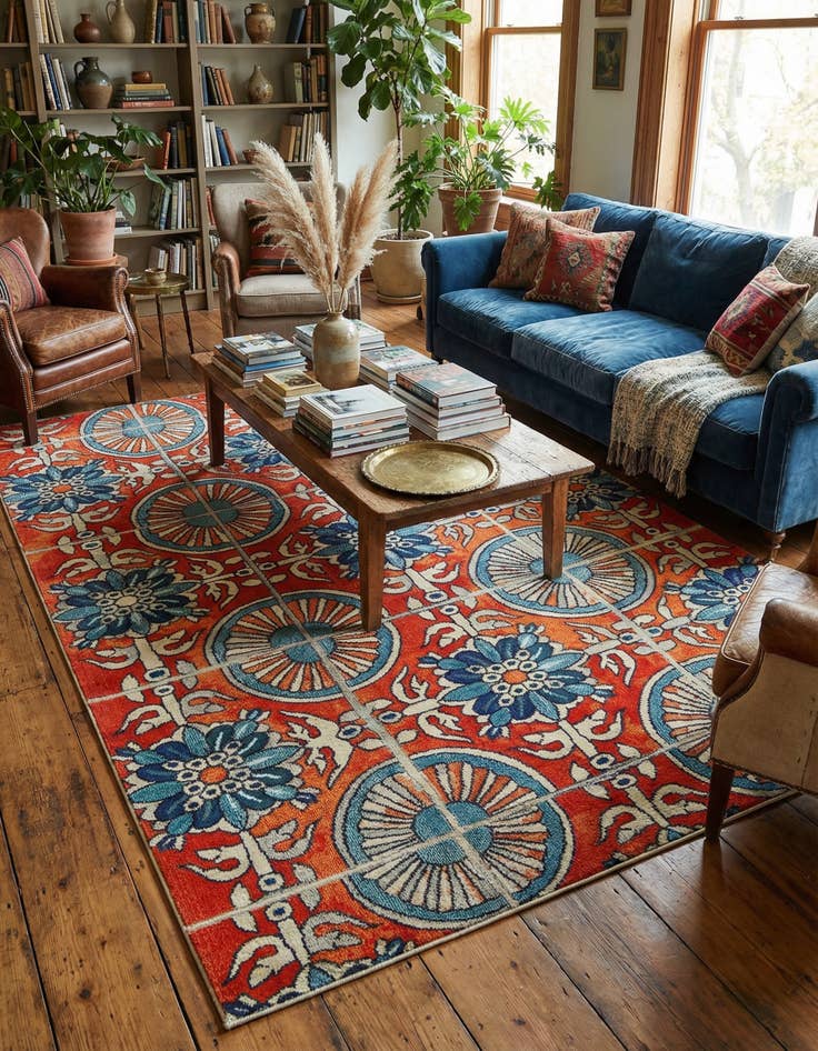 Detail image of 9' x 12' 2 Washable Hyacinth Rug