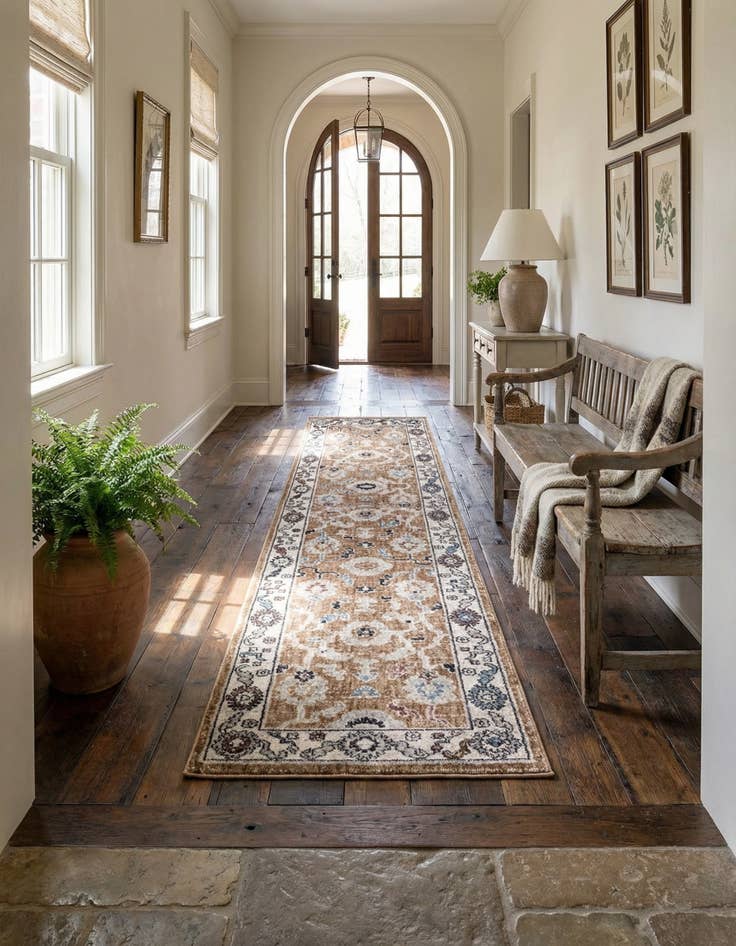 Detail image of 2' x 8' Eco Traditional Runner Rug