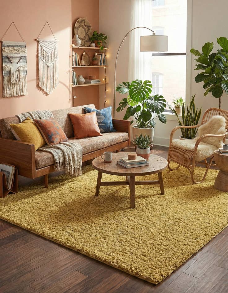 Detail image of 7' 10 x 7' 10 Everyday Shag Square Rug