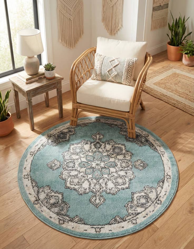 Detail image of 3' 3 x 3' 3 Parker Round Rug