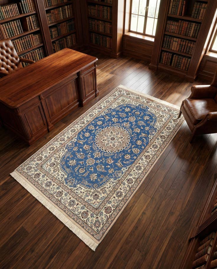 Detailansicht von 130cm x 205cm Nain Teppich