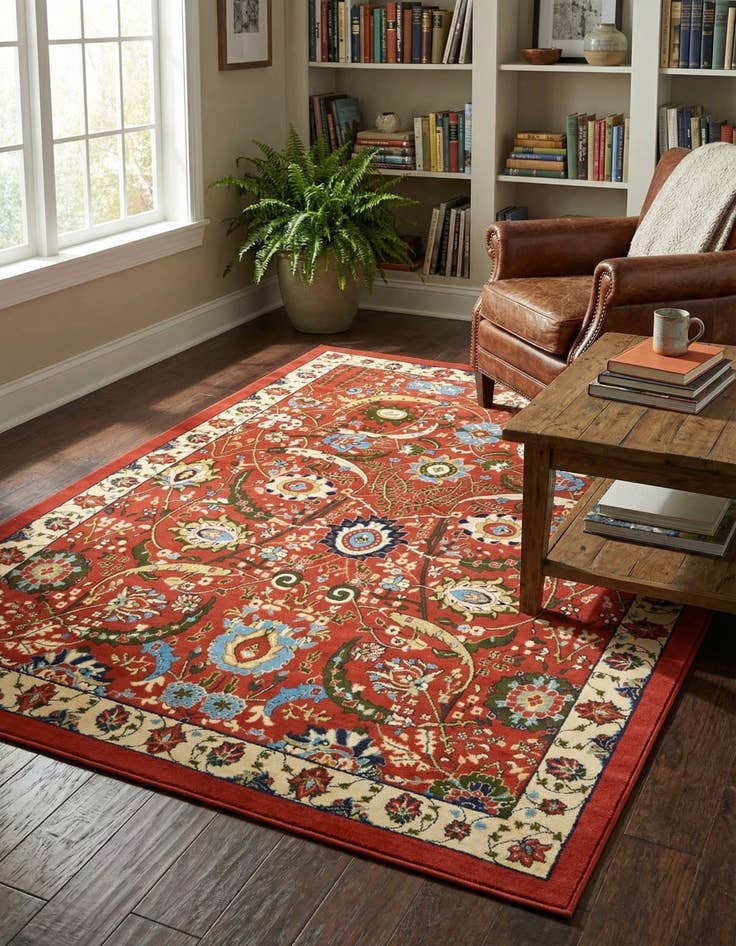 Detail image of 7' x 10' Isfahan Design Rug