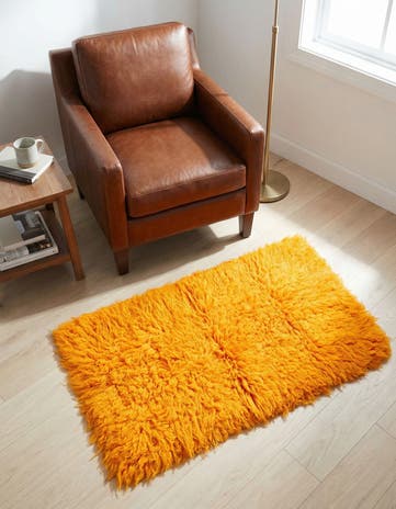 2' 7 x 4' 9 Hand Knotted Moroccan Wool Rug