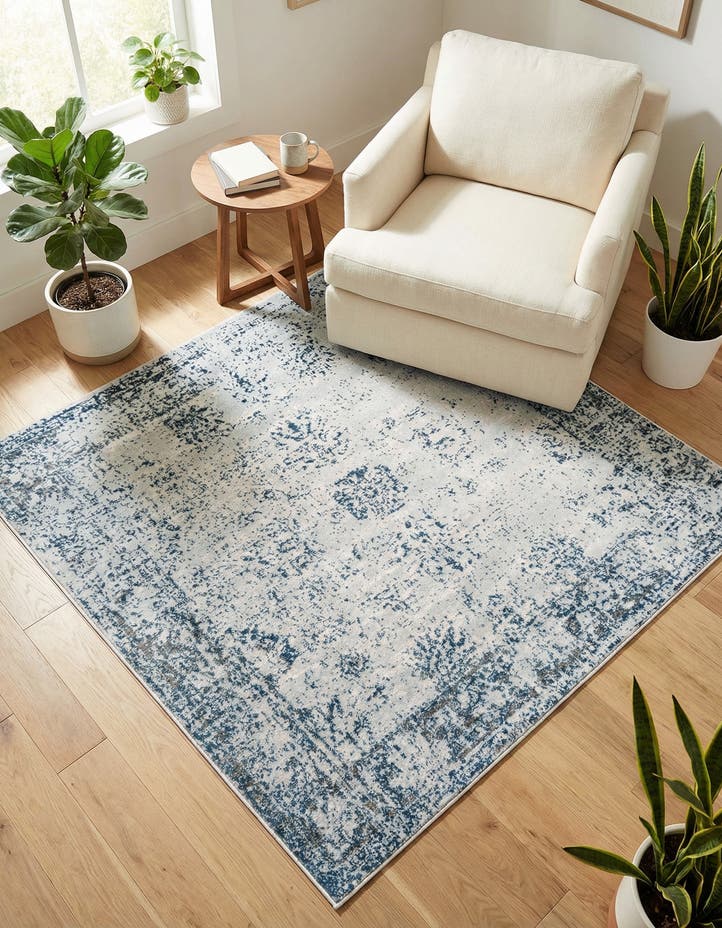 5' 3 x 5' 3 Monte Carlo Square Rug