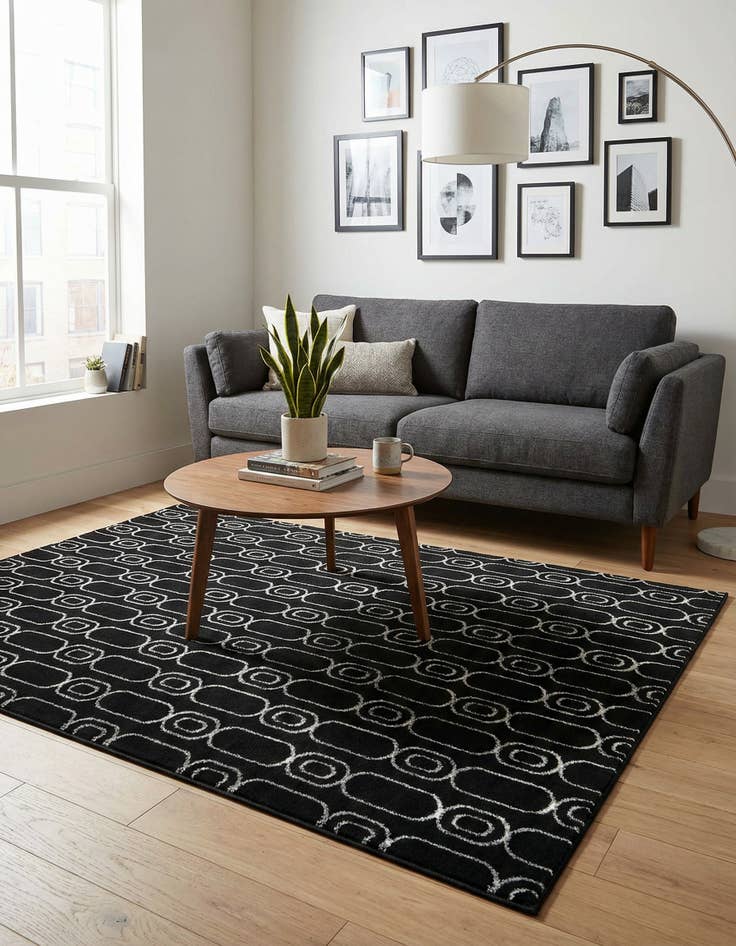 Detail image of 5' 3 x 7' Vogue Geo Rug