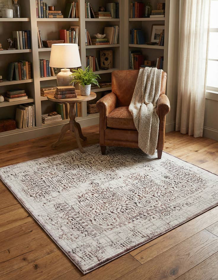 Detail image of 5' 3 x 5' 3 Derbyshire Square Rug