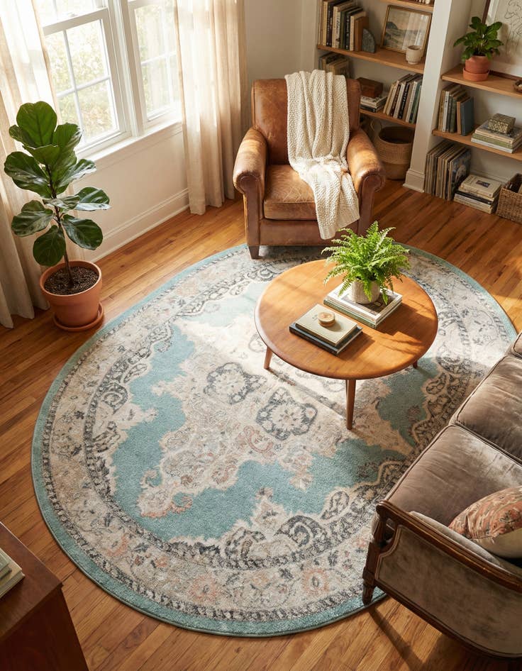 Detail image of 7' 10 x 10' Parker Oval Rug