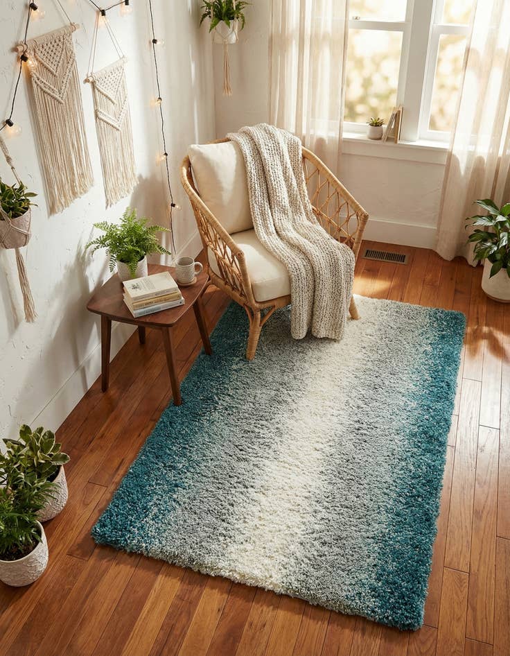 Detail image of 3' 3 x 5' 3 Soft Touch Shag Rug