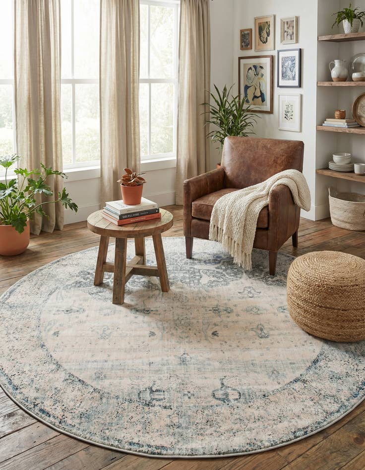 Detail image of 8' x 8' Berkshire Round Rug