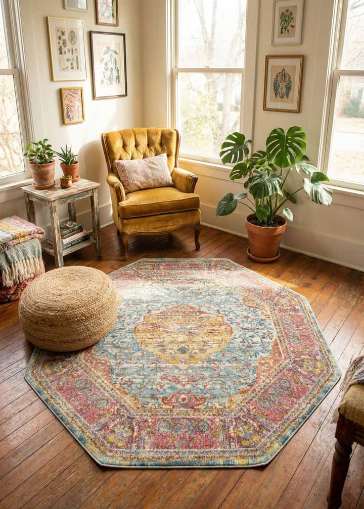 5' x 5' Havana Octagon Rug