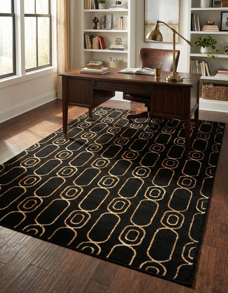 Detail image of 4' x 6' Vogue Geo Rug