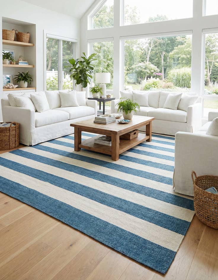 Detail image of 7' 10 x 10' Hand Woven Jill Zarin Hamptons Rug